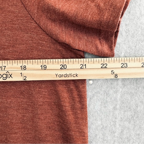 Soft Surroundings Womens Willa Tunic Top Short Sleeve Shirt Large Orange READ - Picture 15 of 16